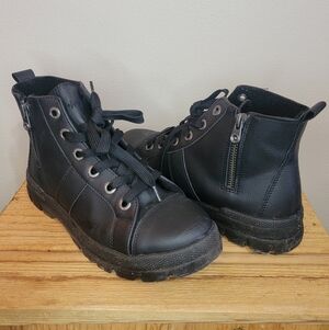 Blowfish Black Combat & Moto Boots